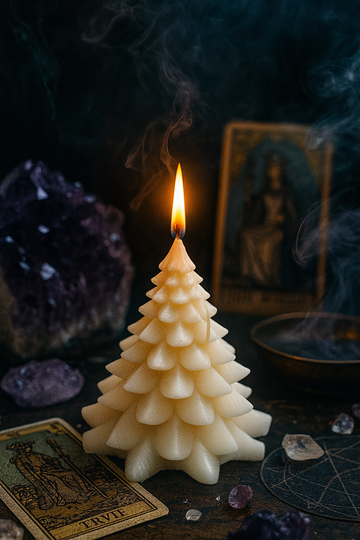 AmberWick Mystic Tree Candle, Nature’s Timeless Glow