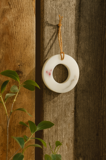 AmberWick Round Wax Freshener โ Minimal Eco-Friendly