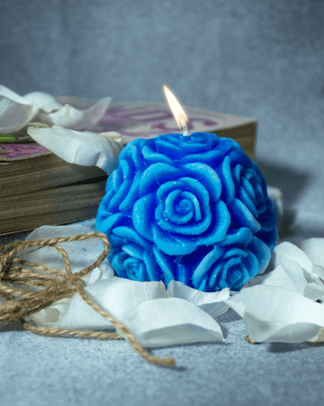 AmberWick Candle, Blue Rose Edition Elegant Light(AWF1)