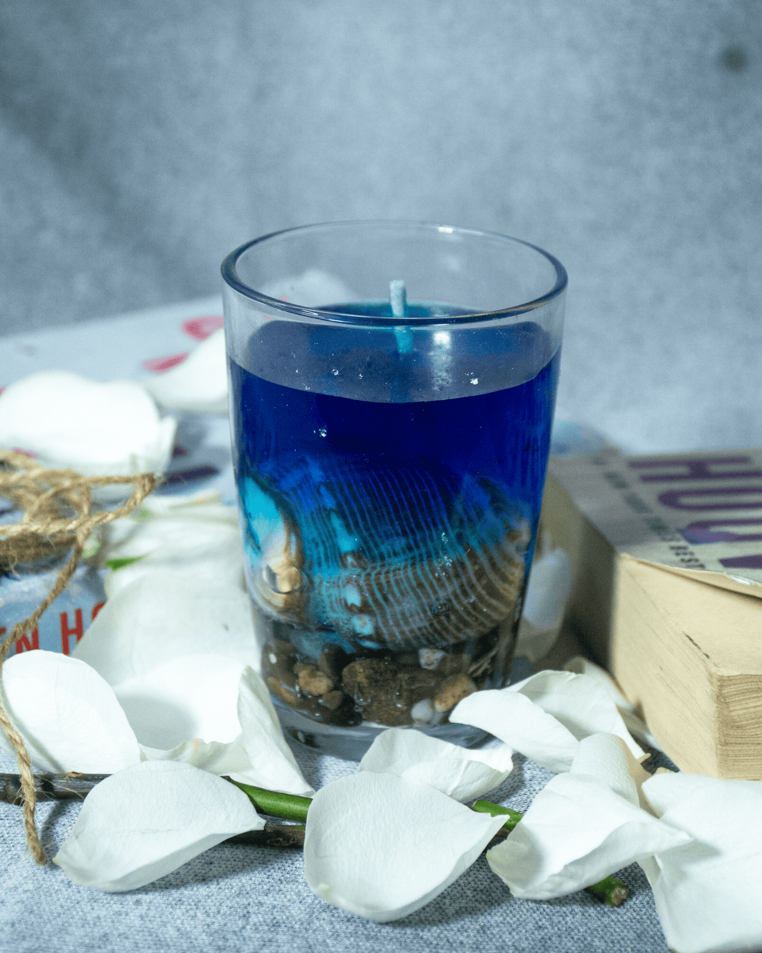 AmberWick Ocean Breeze Candle, Glow of Calm