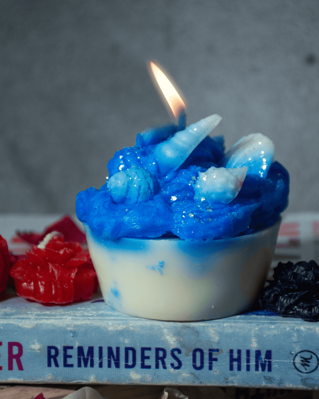AmberWick Ocean Whipped Candle, Glow of Serenity