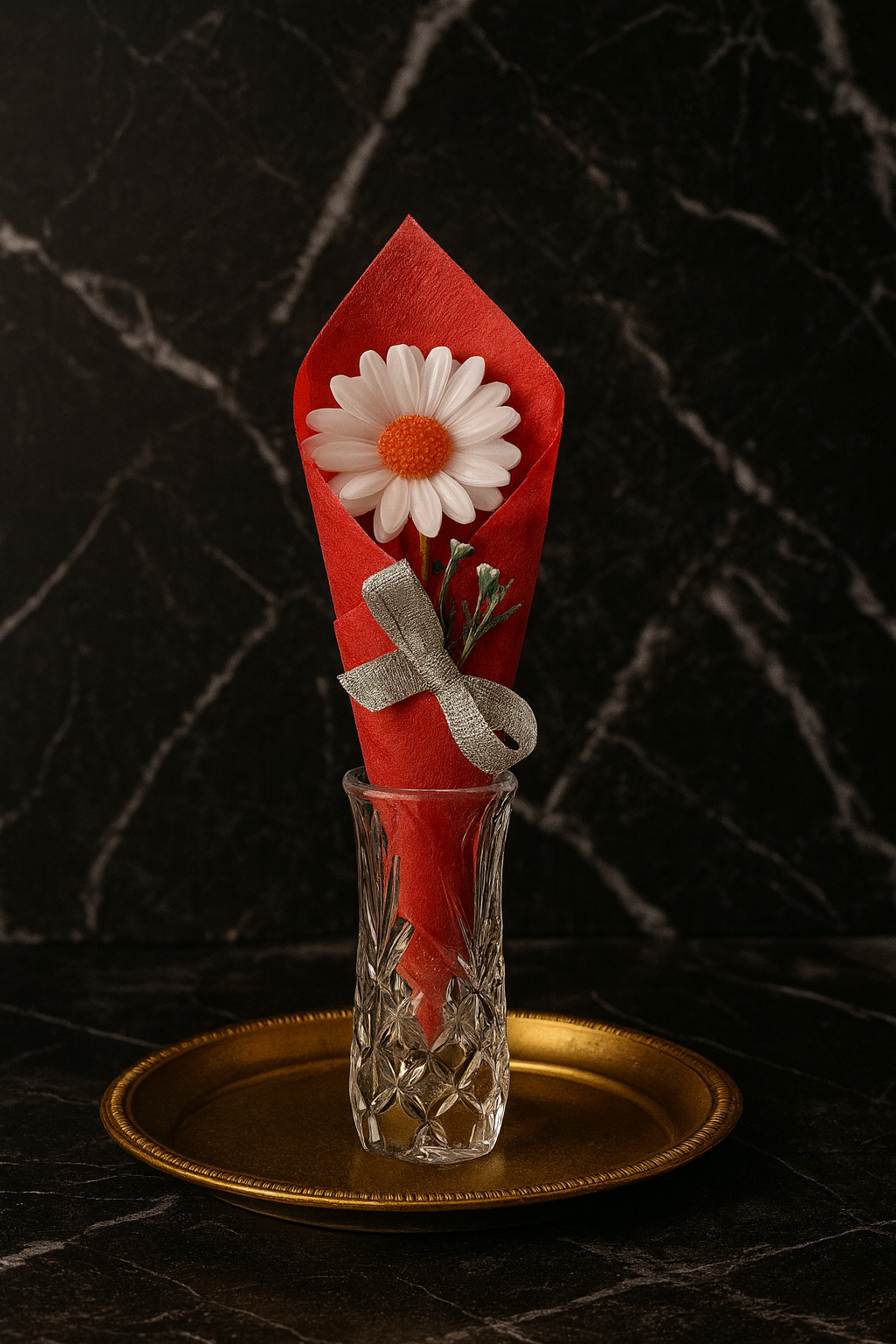 AmberWick Daisy Candle, Glow of Fresh Beginnings