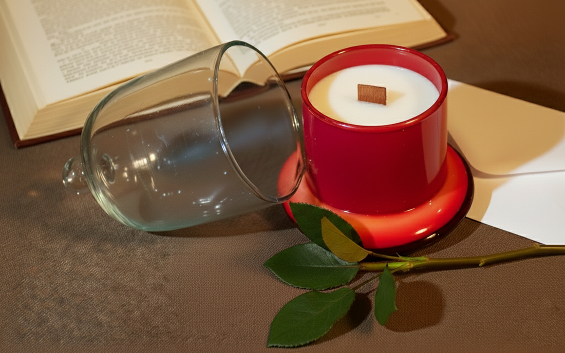 AmberWick Winter Candle, Glow of Cozy Nights(AWJ2)