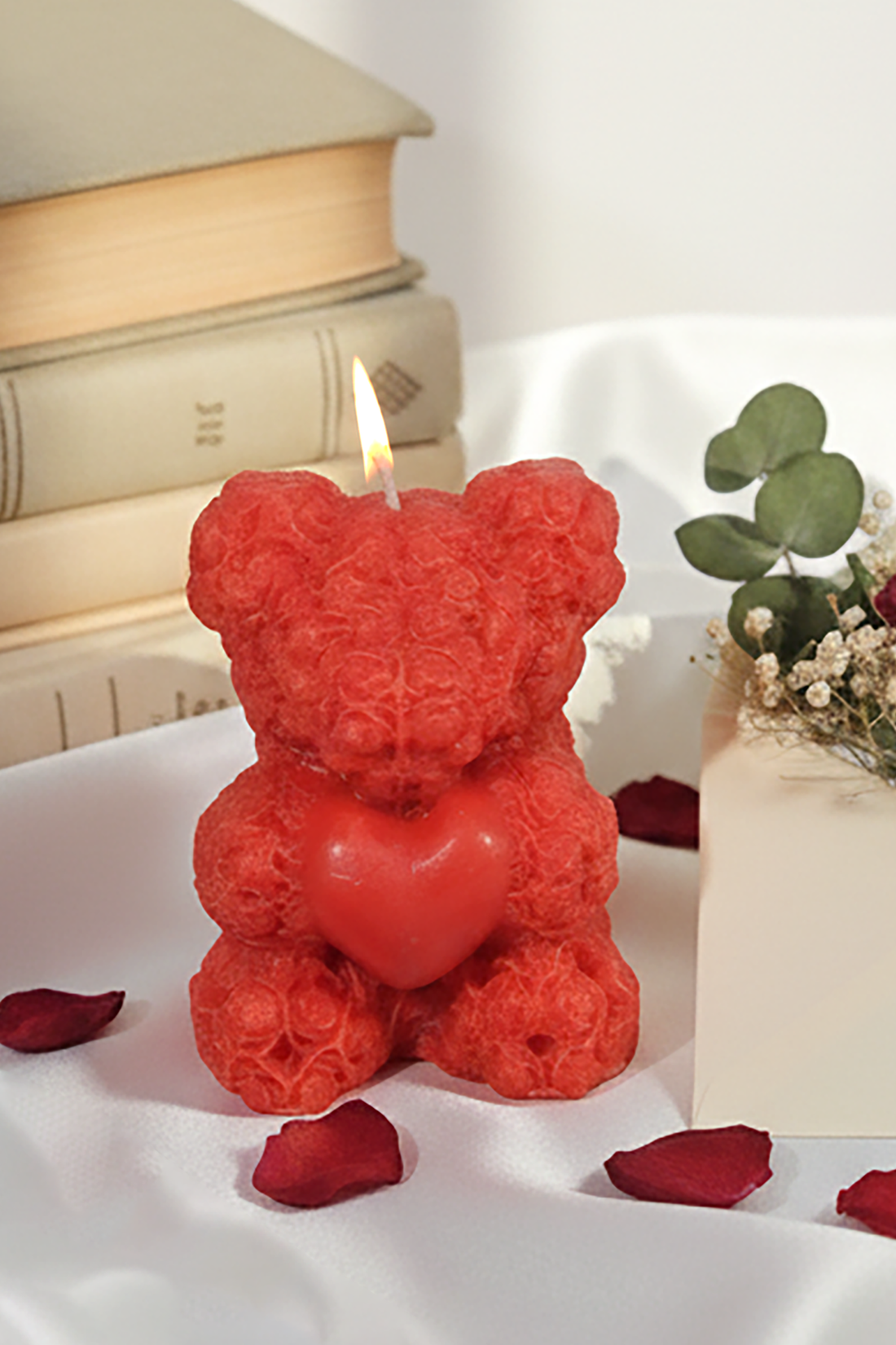 AmberWick Teddy Candle, – Glow of Togetherness