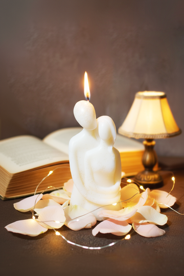 AmberWick Candles – Romantic Couple Candle(AWS1)